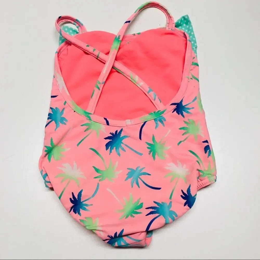 Girls Big Bow Bathing Suit Sz 4 Girl's One piece Swimsuit
